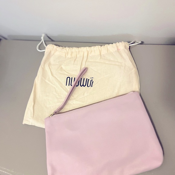 Apple Leather Clutch Mini Bag - Blush - Picture 3 of 6